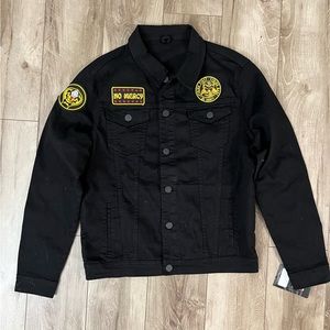 NWT Cobra Kai Black Denim Jacket